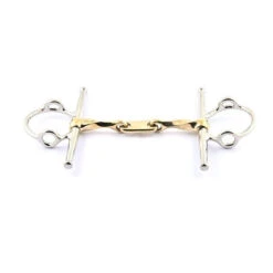 Jump'in Twisted Flat Link Full Cheek Gag Bit