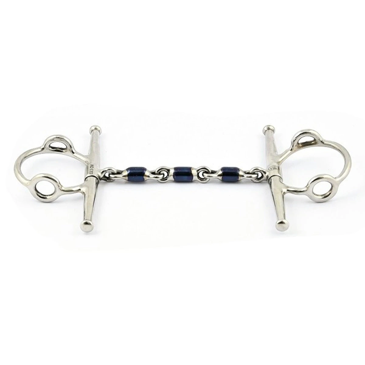 Jump'in Blue Steel Waterford Full Cheek Gag Bit 1 Jump'in Blue Steel Waterford Full Cheek Gag Bit