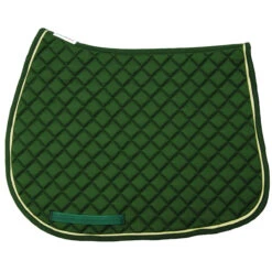 TuffRider Basic All Purpose Pad With Trim And Piping -Weatherbeeta Store 100558 JPC TuffRider.Basic .AllPurpose.Saddle.Pad .Trim Piping Hunter.Hunter.LightTan