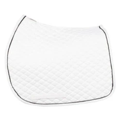 TuffRider Basic All Purpose Pad With Trim And Piping -Weatherbeeta Store 100558 JPC TuffRider.Basic .AllPurpose.Saddle.Pad .Trim Piping White.White .Black