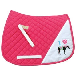 TuffRider I Heart Pony Girl Saddle Pad
