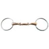 Weatherbeeta JP Korsteel Copper Mouth Oval Link Loose Ring Snaffle Bit