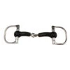 Weatherbeeta JP Korsteel Rubber Mouth Jointed Dee Ring Snaffle Bit