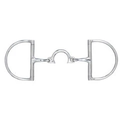 Weatherbeeta Korsteel Stainless Steel Segunda Dee Ring Snaffle Bit