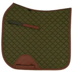 Sixteen Cypress Dressage Pad -Weatherbeeta Store 16C DP OL C 16Cypress Dressage.Pad Olive.Cognac