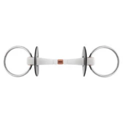 Herm Sprenger Nathe Mullen Mouth Loose Ring With Copper Link - 20mm