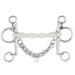 Happy Mouth Thin Shaped Mullen Mouth Pelham Bit