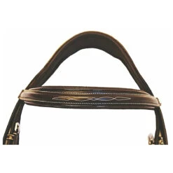 HDR Pro Mono Crown Fancy Bridle With Patent Leather Piping And Laced Reins 8 HDR Pro Mono Crown Fancy Bridle With Patent Leather Piping And Laced Reins -Weatherbeeta Store 5217 JPC HDR Pro.Mono .Crown .Fancy .w.Patent.Leth .Pip .Laced .Reins Havana Brow.Front