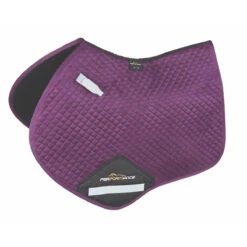 Arma Performance Suede Jumping Saddle Pads -Weatherbeeta Store 5263 Shires Arma.Suede .Jumping.Saddlecloth Plum