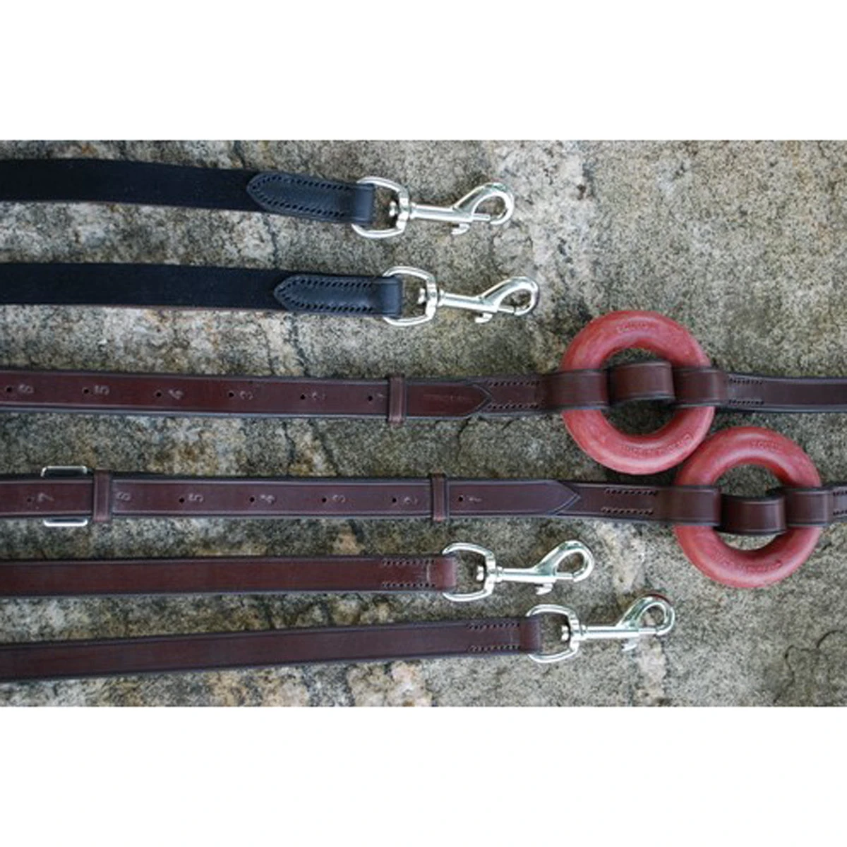 Red Barn By KL Select Donut Side Reins 1 Red Barn By KL Select Donut Side Reins
