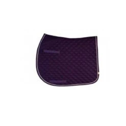 Lettia Coolmax AP Saddle Pad -Weatherbeeta Store Dk Purple White Piping