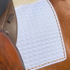 Halter Ego European Cotton Saddle Pad 14 Halter Ego European Cotton Saddle Pad -Weatherbeeta Store HEgo DRSGPAD Wht Rust HalterEgo European.Cotton.Dressage.Saddle.Pad White.Rust