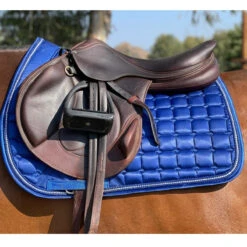 Halter Ego Satin Classic Saddle Pad -Weatherbeeta Store HEgo RYLBL JMP HalterEgo Satin.Classic.Quilted.Saddle.Pad .Jump Royal.Blue
