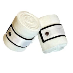Halter Ego Fleece Bandages -Weatherbeeta Store HEgo WWHTRST BNDG WHTTUX HalterEgo.Fleece.Bandages White.Tuxedo