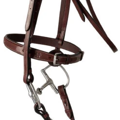 Huntley Equestrian Classic Fancy Stitched Hunter Bridle With Reins -Weatherbeeta Store Huntley.Equestrian Classic.Fancy .Stitched.Bridle.With .Reins Brown Detail.2
