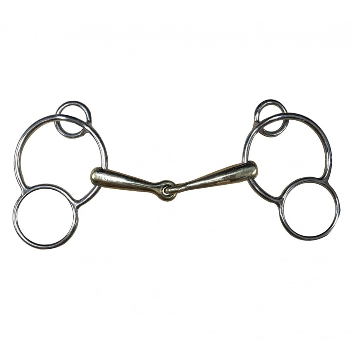 Jump'in Single Jointed German 3-Ring Bit 1 Jump'in Single Jointed German 3-Ring Bit