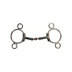 Jump'in Double Jointed Blue Steel With Copper Rings 3-Ring Bit