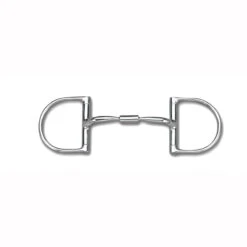 Myler Dee Without Hooks With Stainless Steel Comfort Snaffle Wide Barrel MB 02