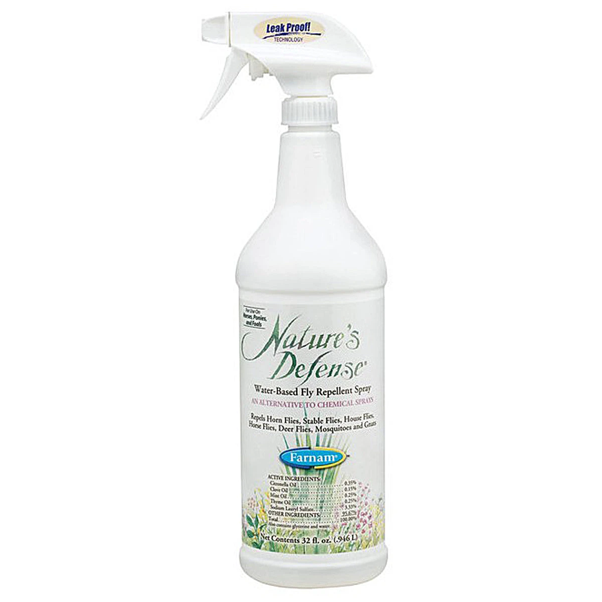 Farnam Nature's Defense Fly Repellent Spray 1 Farnam Nature's Defense Fly Repellent Spray