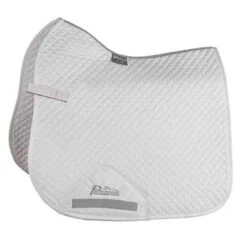 Shires Performance Suede Dressage Saddle Pads -Weatherbeeta Store Shires SuedeDressageSaddleCloth White