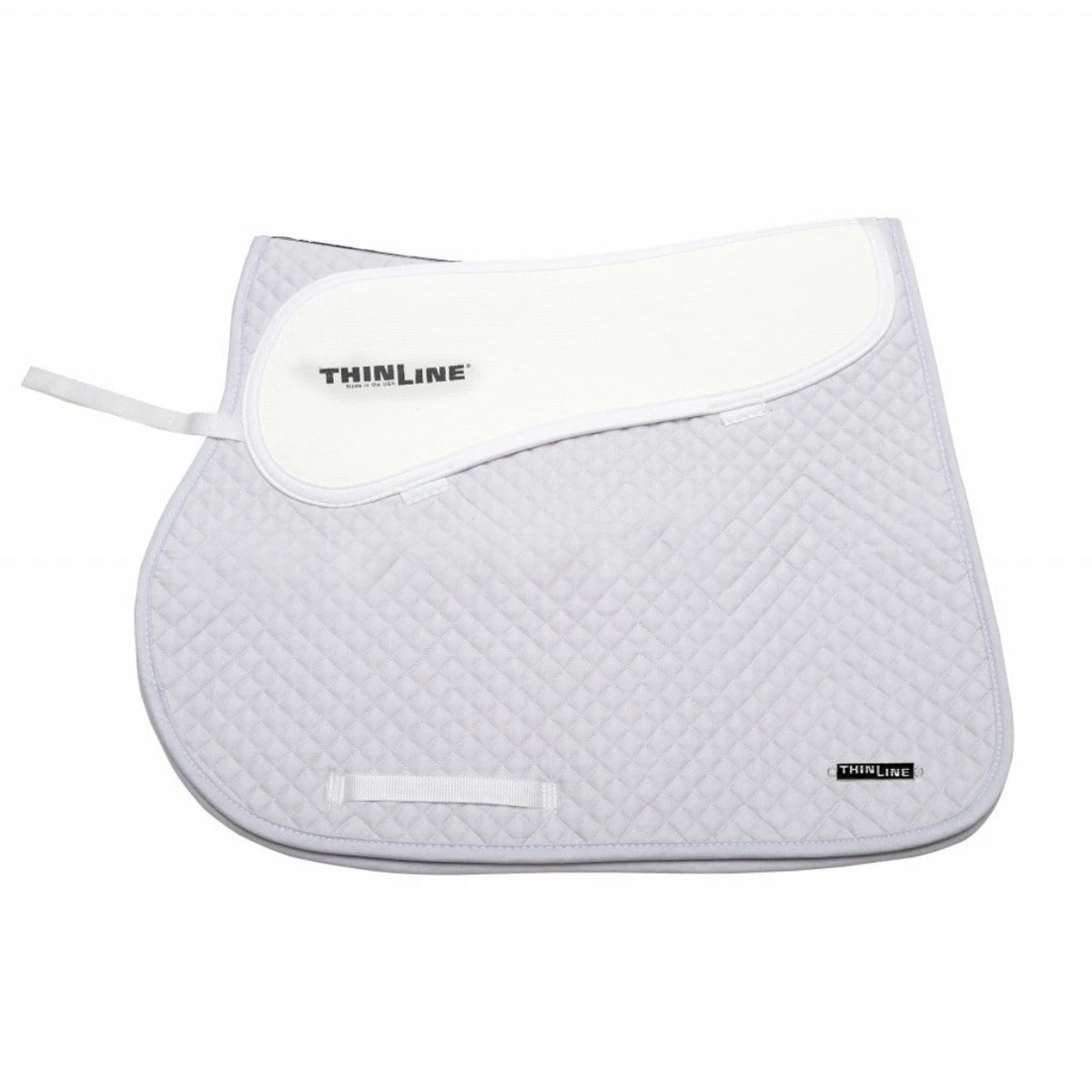 ThinLine Cotton Quilted Square Jumping Saddle Pad 1 ThinLine Cotton Quilted Square Jumping Saddle Pad