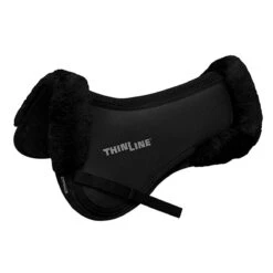 ThinLine Trifecta Half Pad With Sheepskin Rolls -Weatherbeeta Store ThinLine Trifecta black 78027.1587493857.1280.1280