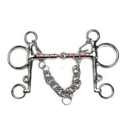 Copper Roller Pelham Bit