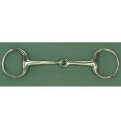 AlBaCon German Silver Dressage Eggbutt Bradoon 15mm Mouth