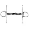 Weatherbeeta Korsteel Stainless Steel Double Twisted Wire Full Cheek Snaffle Bit