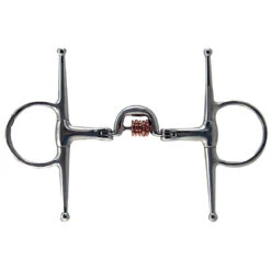 Coronet Half Moon With Copper Roller Full Cheek Bit