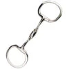 Weatherbeeta JP Korsteel Stainless Steel Oval Link Eggbutt Snaffle Bit