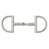 Toklat Stainless Steel Snaffle Hunt Dee - 3 3/4" Rings