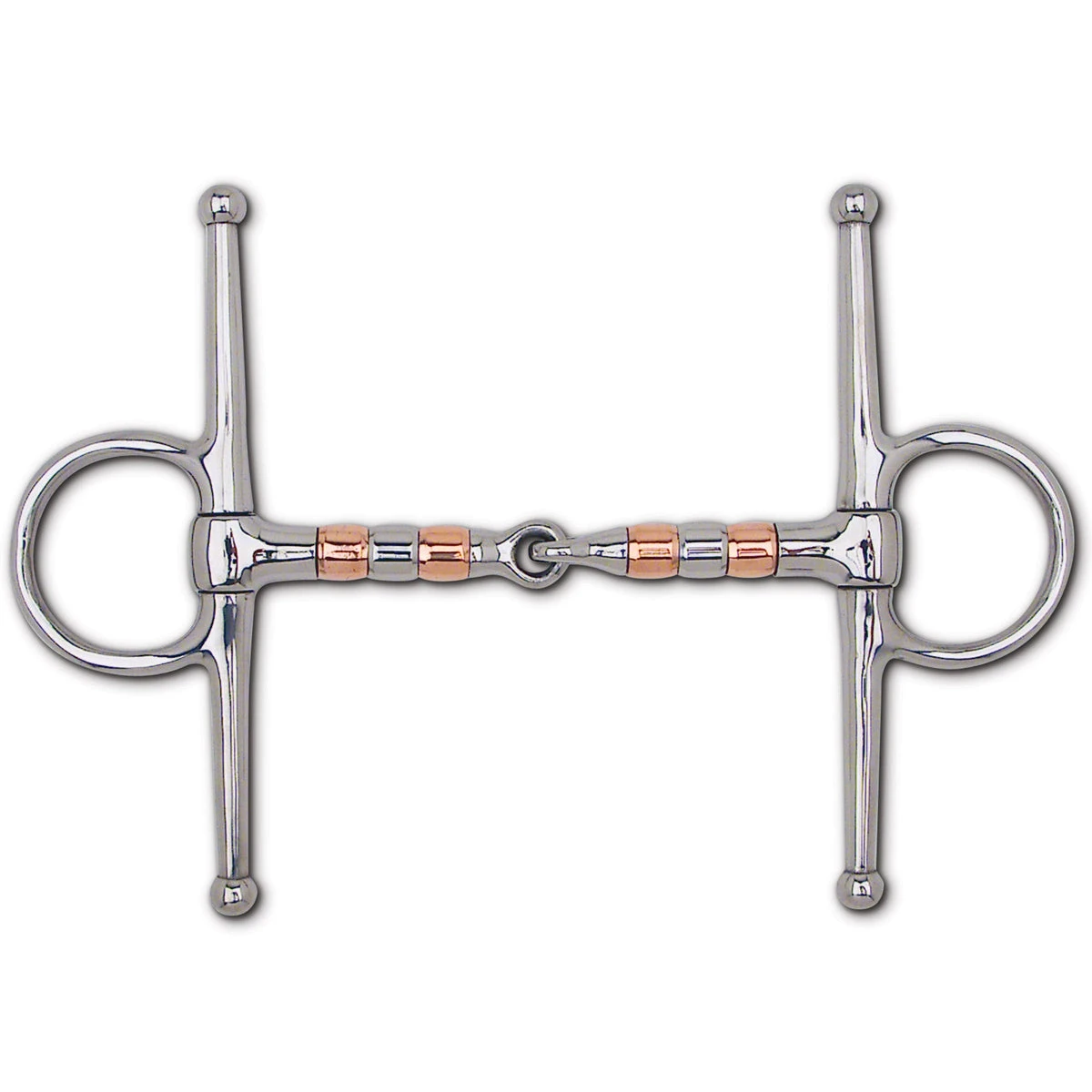 Toklat Full Cheek Roller Snaffle Bit 1 Toklat Full Cheek Roller Snaffle Bit