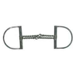 Coronet Large Dee Double Twisted Wire Snaffle Bit