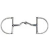 Weatherbeeta JP Korsteel Stainless Steel Jointed Port Hunter Dee Ring Snaffle Bit