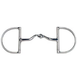 Weatherbeeta JP Korsteel Stainless Steel Jointed Port Hunter Dee Ring Snaffle Bit