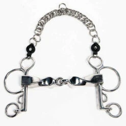 Metalab Jointed Twisted Short Lever Pelham Bit