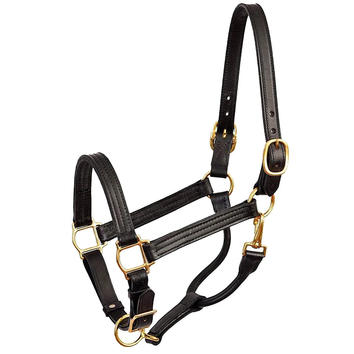 Perri's 1" Leather Show Halter 1 Perri's 1" Leather Show Halter