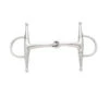 Weatherbeeta Korsteel Stainless Steel Jointed Short Full Cheek Snaffle Bit