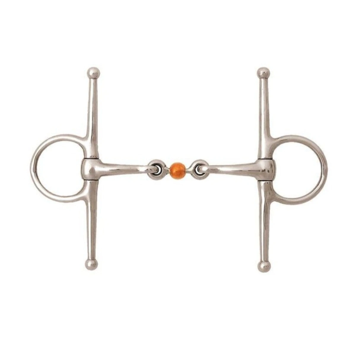 Weatherbeeta JP Korsteel Stainless Steel Copper Ball Link Full Cheek Snaffle Bit 1 Weatherbeeta JP Korsteel Stainless Steel Copper Ball Link Full Cheek Snaffle Bit