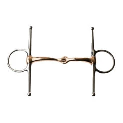 Weatherbeeta JP Korsteel Copper Mouth Full Cheek Snaffle Bit