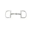 Weatherbeeta Korsteel Stainless Steel Barrel Dee Ring Snaffle Bit