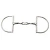 Weatherbeeta JP Korsteel Stainless Steel French Link Hunter Dee Ring Snaffle Bit