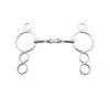 Weatherbeeta Korsteel Stainless Steel French Link 3 Ring Dutch Gag Bit