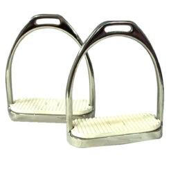 Coronet Fillis Stirrup Irons With Pads