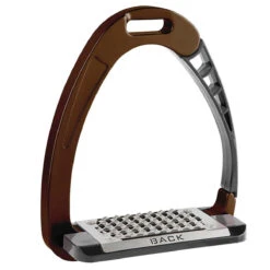 Acavallo Arena AluPro Stirrups -Weatherbeeta Store stirrups brown new front 52958.1587666989.1280.1280