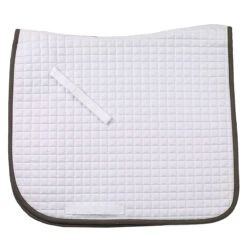Ovation Pro Square Quilt Dressage Pad 8 Ovation Pro Square Quilt Dressage Pad -Weatherbeeta Store white charcoal 64514.1590172772.1280.1280